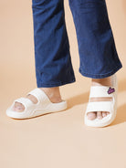 Planet Walk 150924 Women's Flip-Flops - Off White