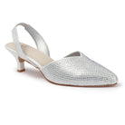 Planet Walk B019 Women's Heels - Silver