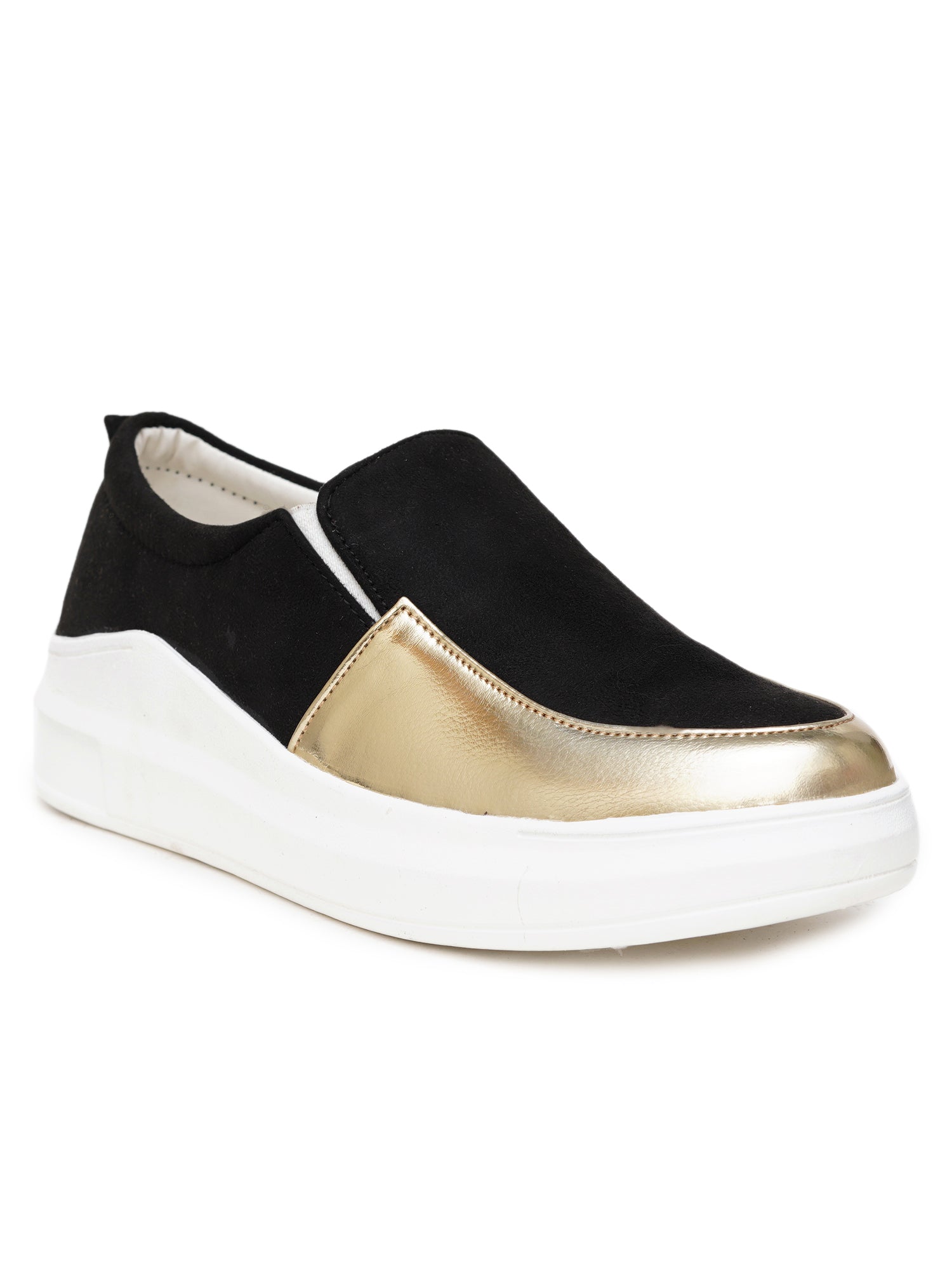Planet Walk Gud Women's Sneakers - Black/Gold view 2