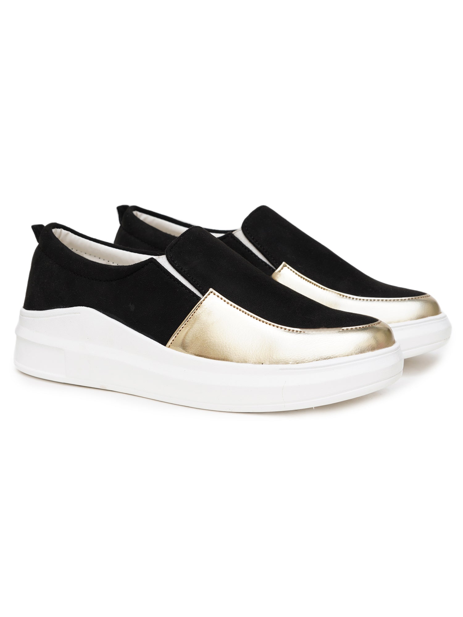 Planet Walk Gud Women's Sneakers - Black/Gold view 6