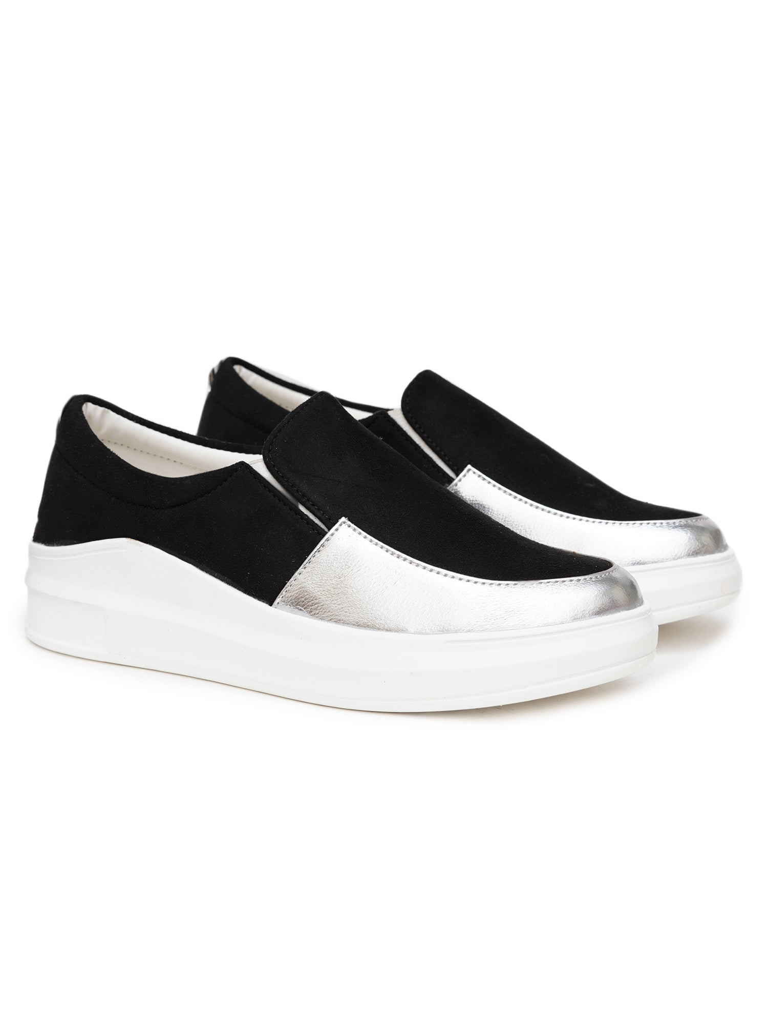 Planet Walk Gud Women's Sneakers - Black/Silver view 6