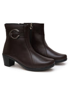 Planet Walk Inleather Women's Ankle Boots - Brown view 5