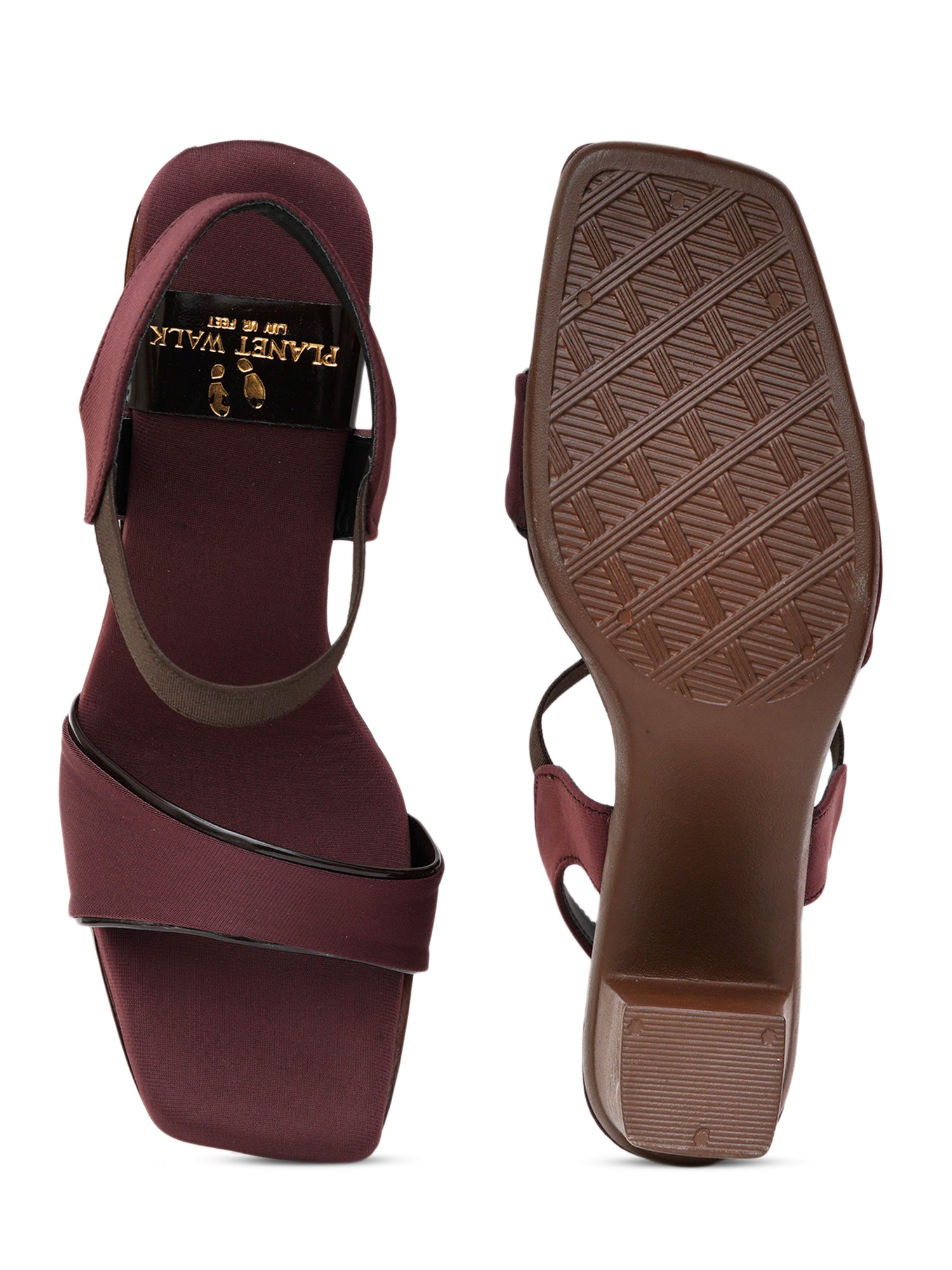 Planet Walk F158 Women's Heels - Brown view 6