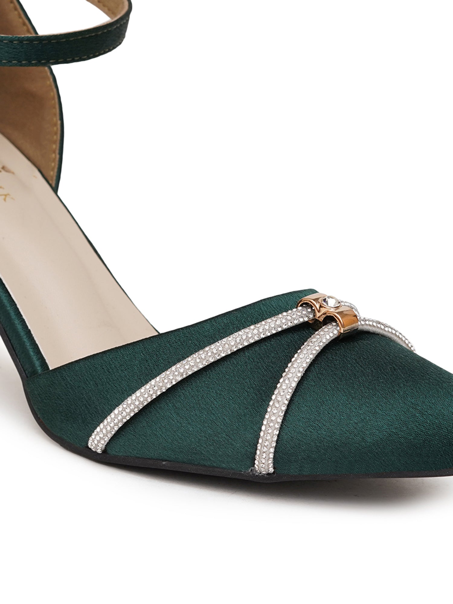 Planet Walk B012 Women's Heels - Green view 5