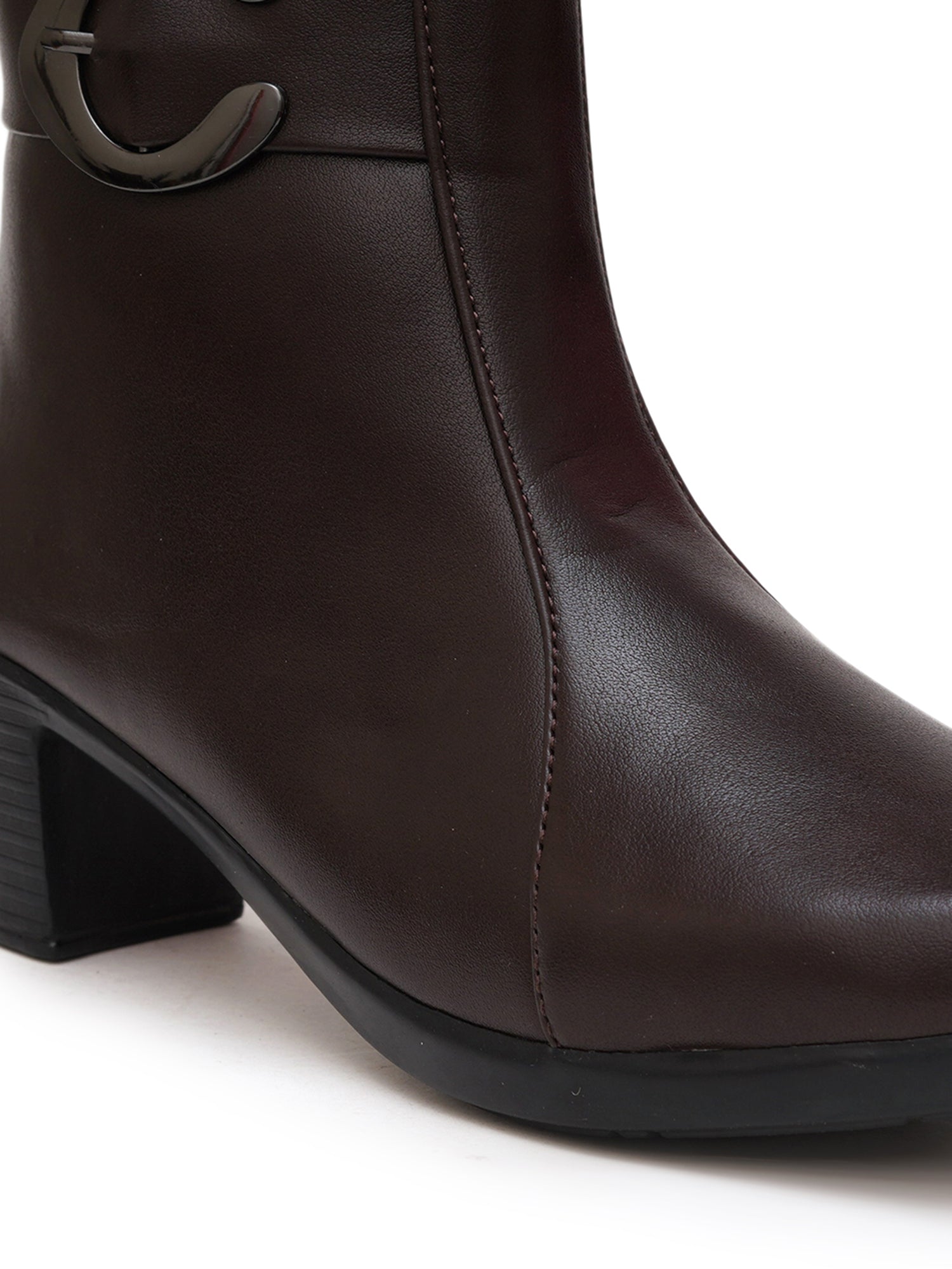 Planet Walk Inleather Women's Ankle Boots - Brown view 2