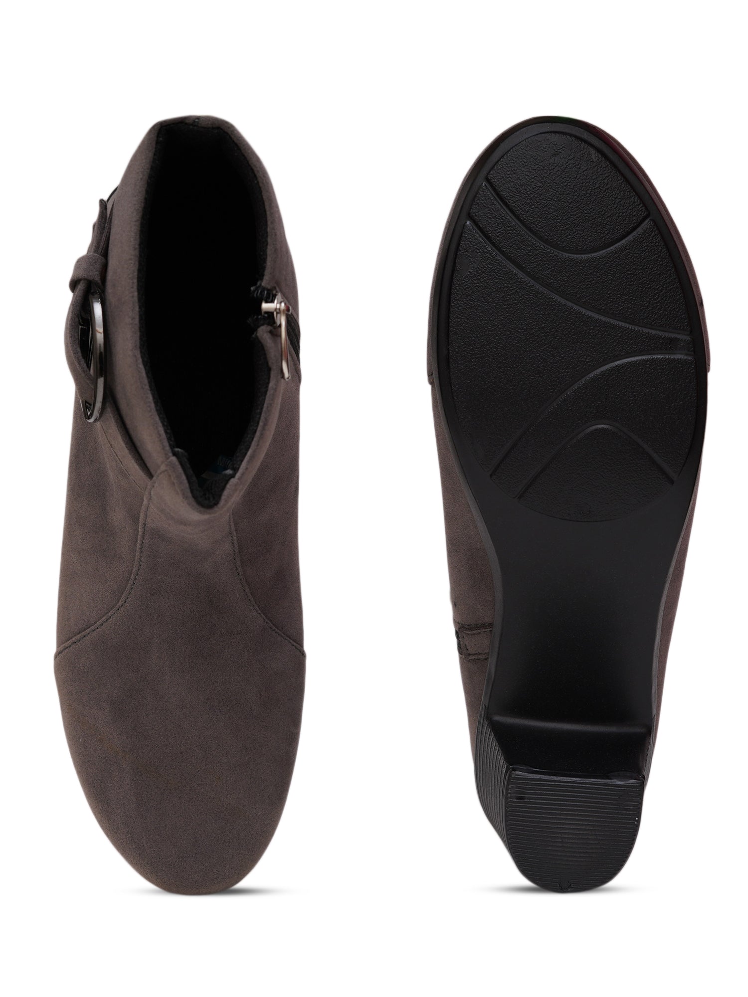 Planet Walk Suede Women's Ankle Boots - Grey view 6
