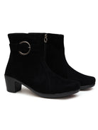Planet Walk Suede Women's Ankle Boots - Black view 5