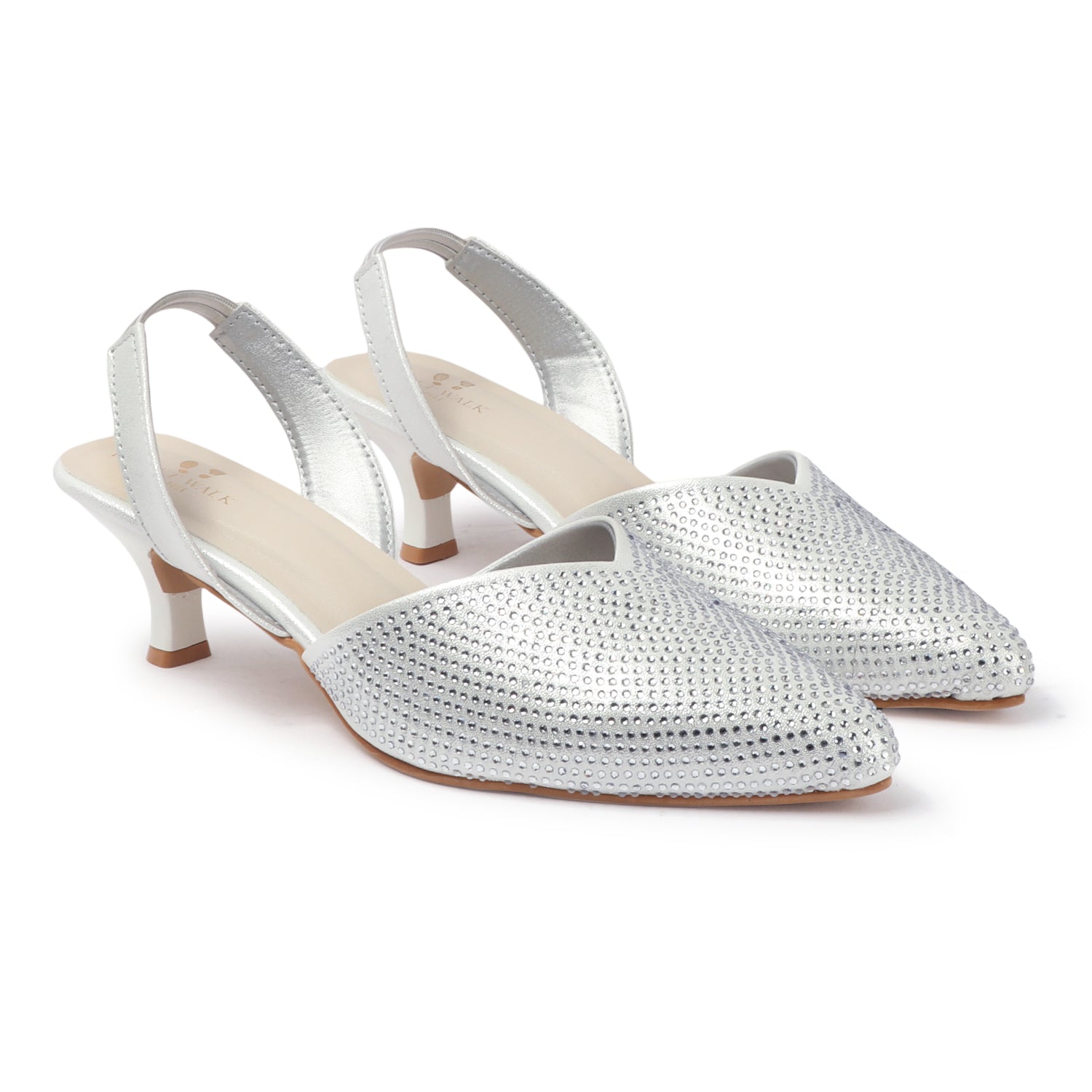 Planet Walk B019 Women's Heels - Silver view 5