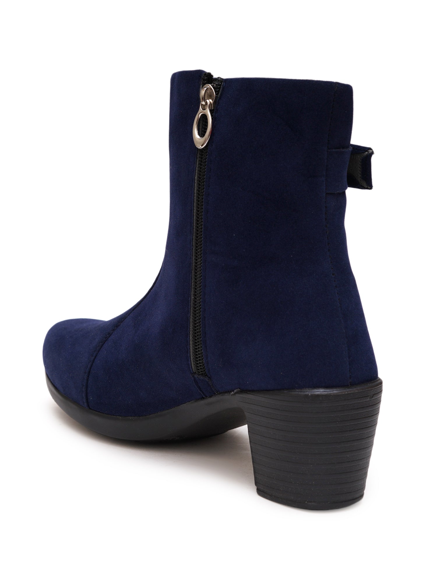 Planet Walk Suede Women's Ankle Boots - Navy view 4