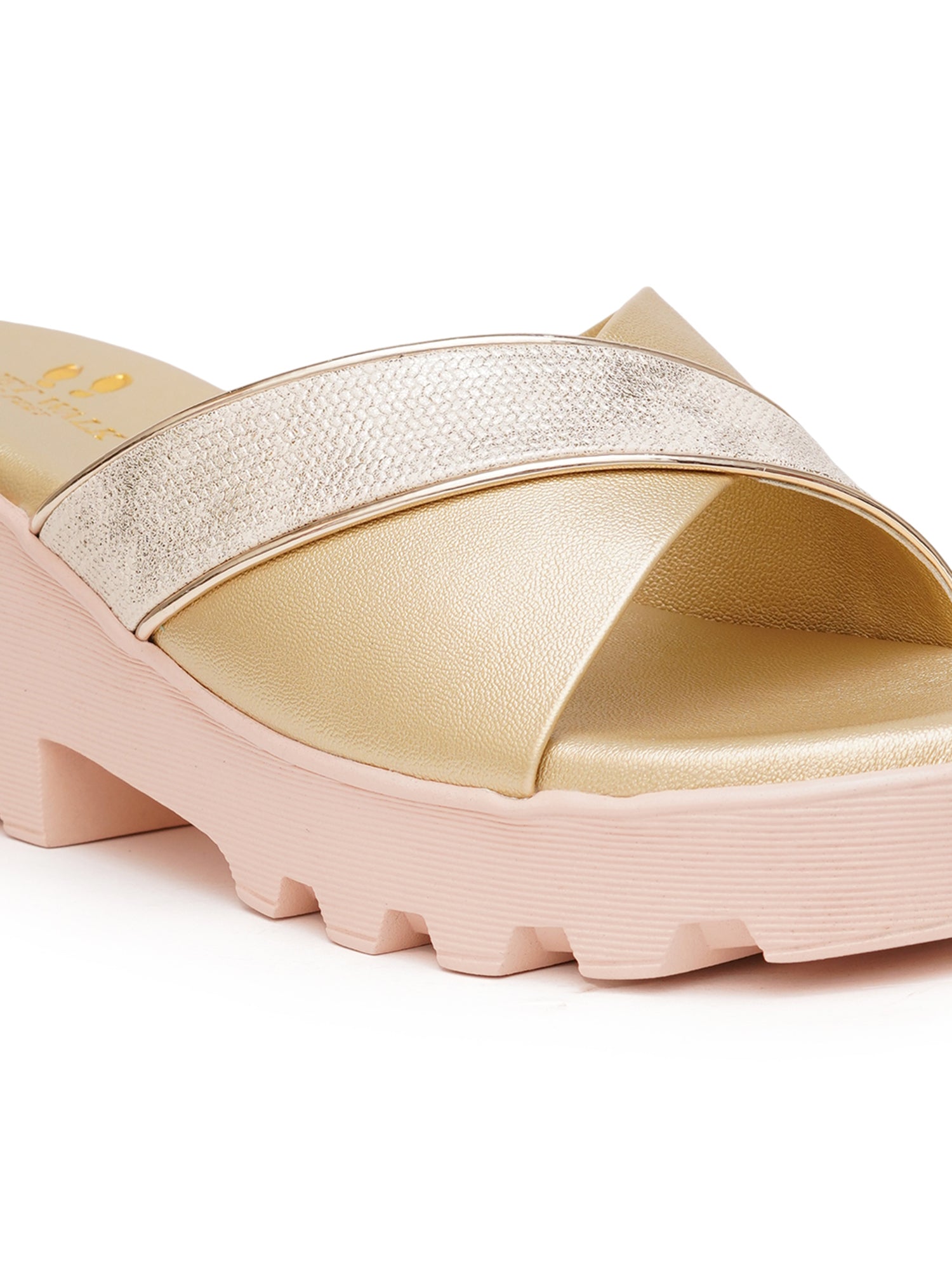 Planet Walk 53038906 Women's Heels - Gold view 2