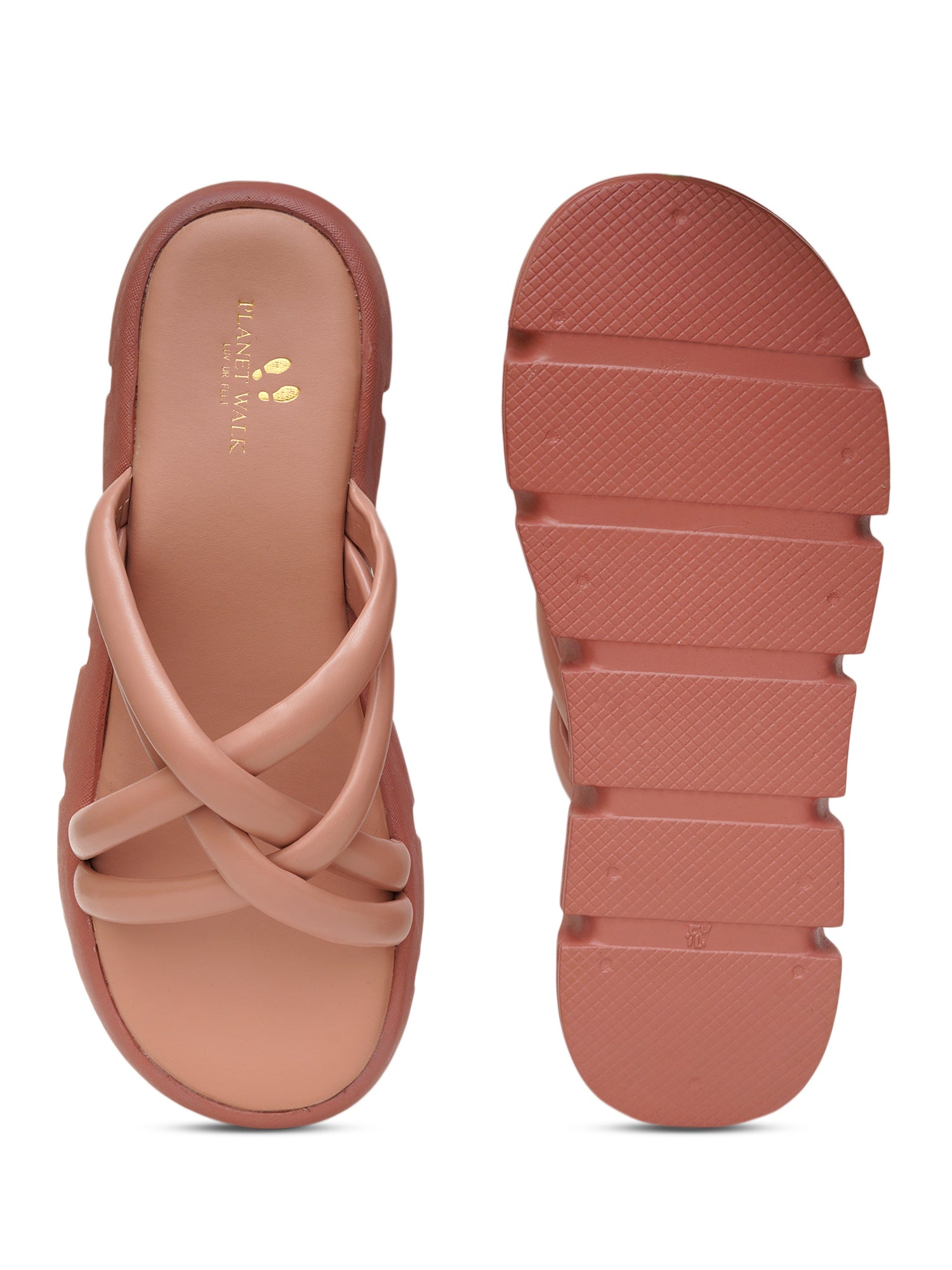 Planet Walk F159 Women's Heels - Peach view 6