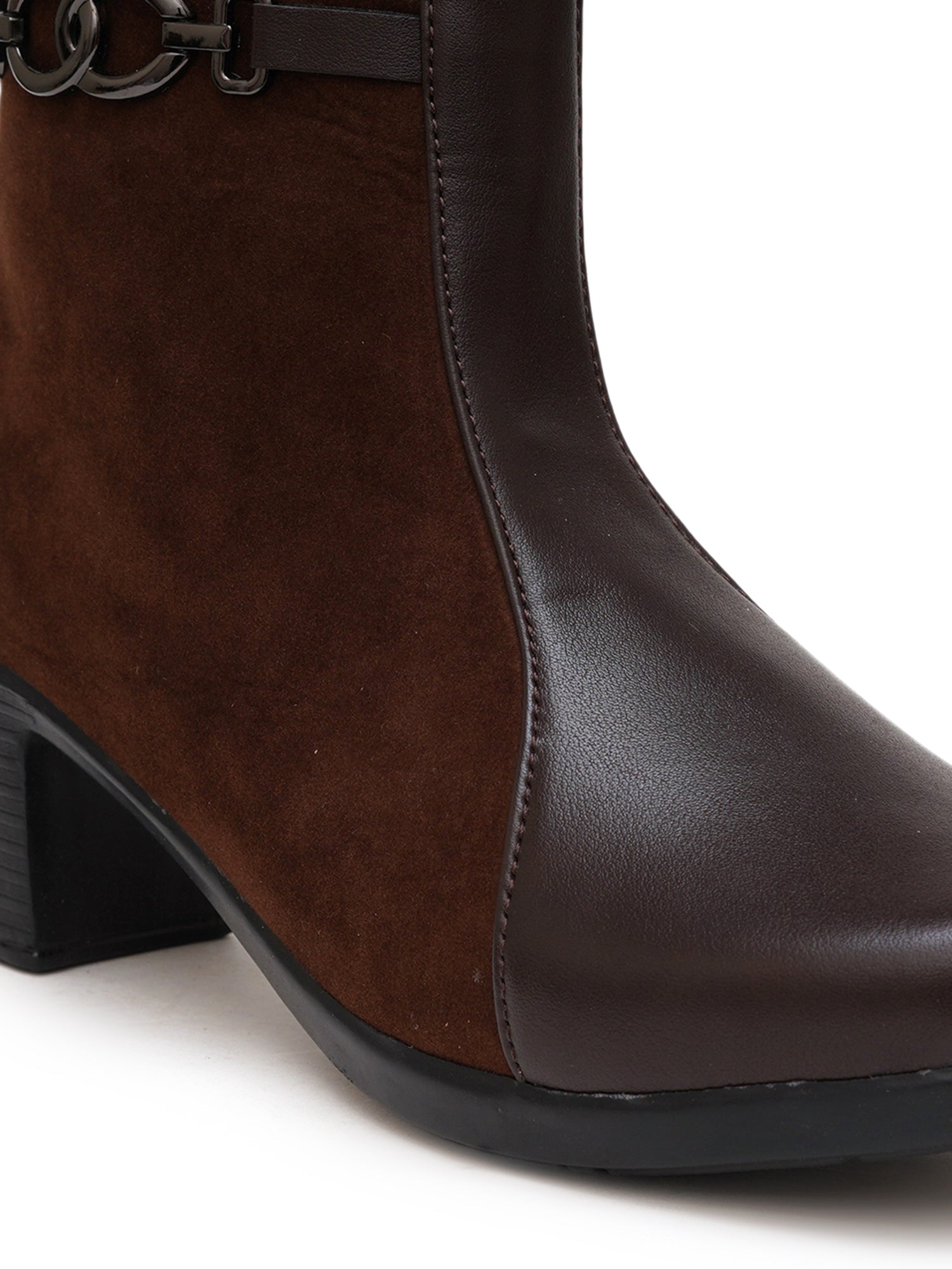 Planet Walk Luxe Suede Women's Ankle Boots - Brown view 2