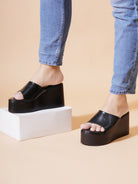 Planet Walk 20924 3 Women's Heels - Black