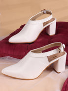 Planet Walk B116 Women's Heels - White