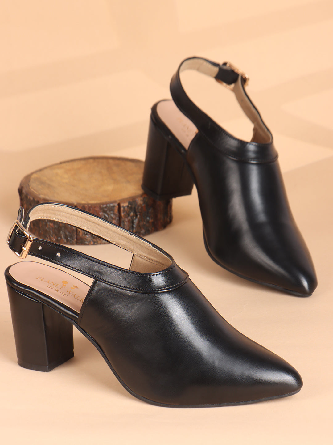 Planet Walk B116 Women's Heels - Black
