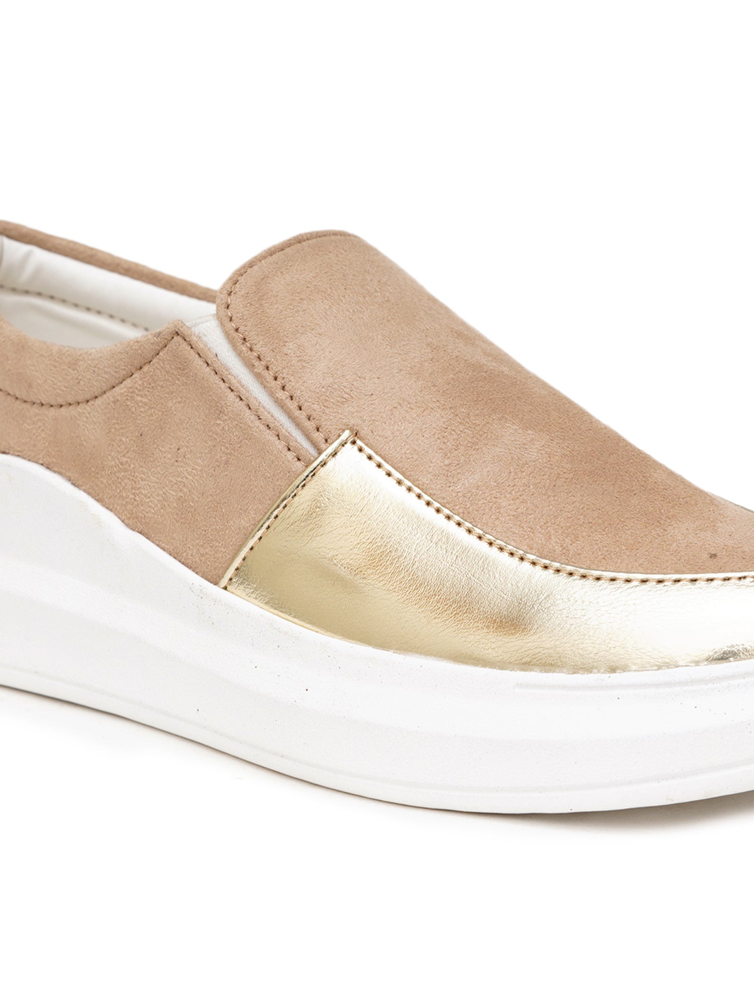 Planet Walk Gud Women's Sneakers - Beige view 3