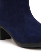 Planet Walk Suede Women's Ankle Boots - Navy view 2
