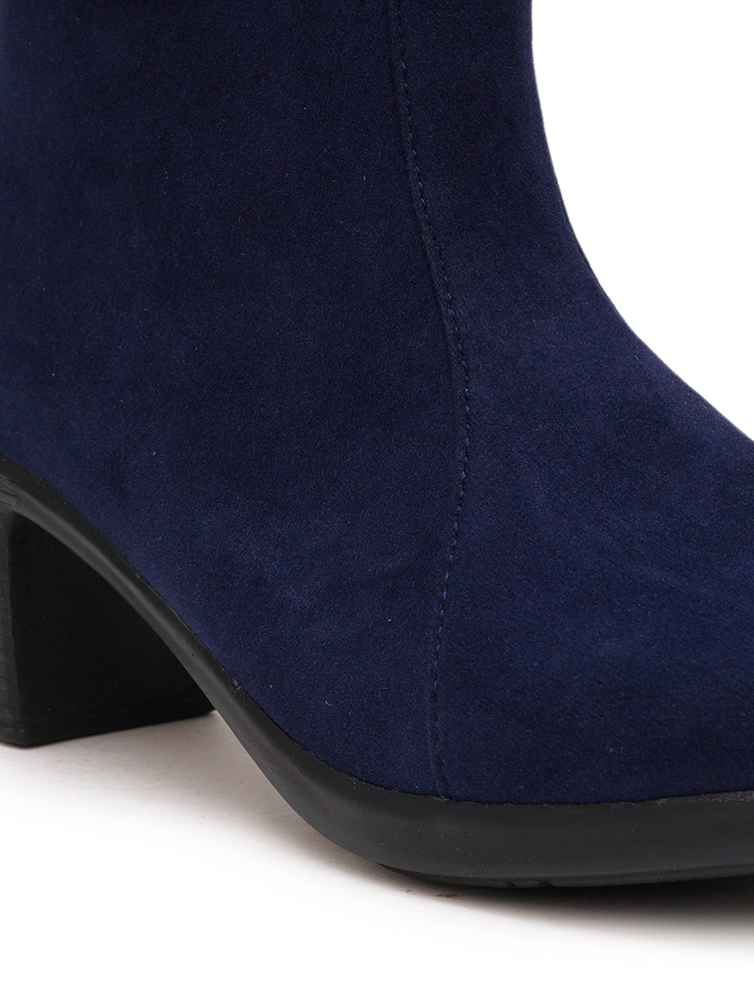 Planet Walk Suede Women's Ankle Boots - Navy view 2