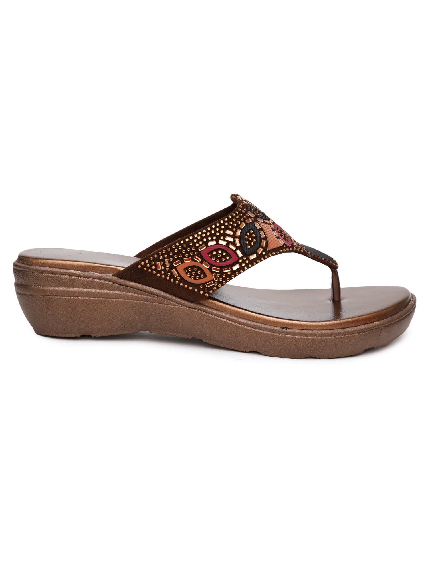 Planet Walk Multi-Strap Women's Flats - Brown view 3