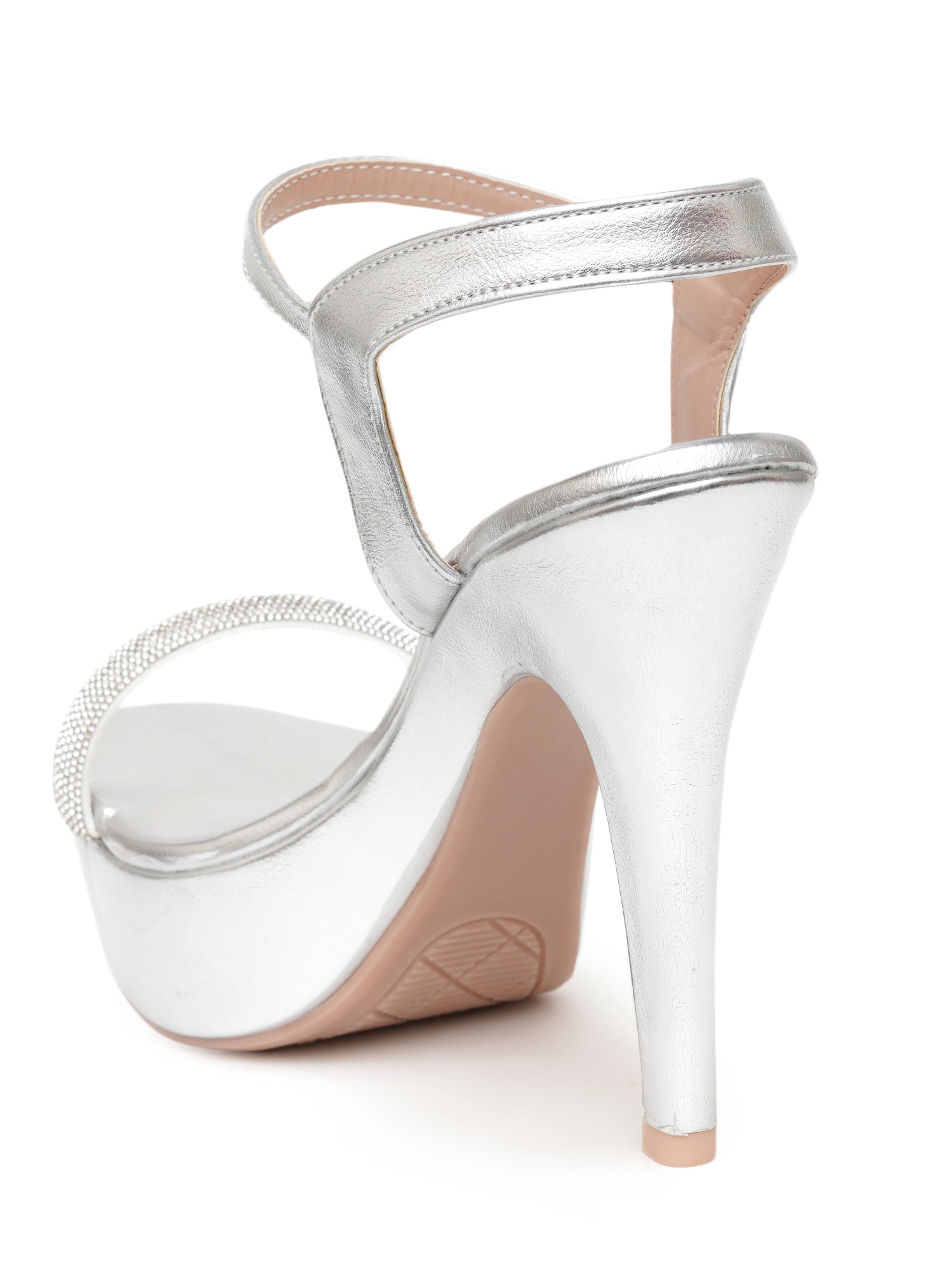 Planet Walk F155 Women's Heels - Silver view 4