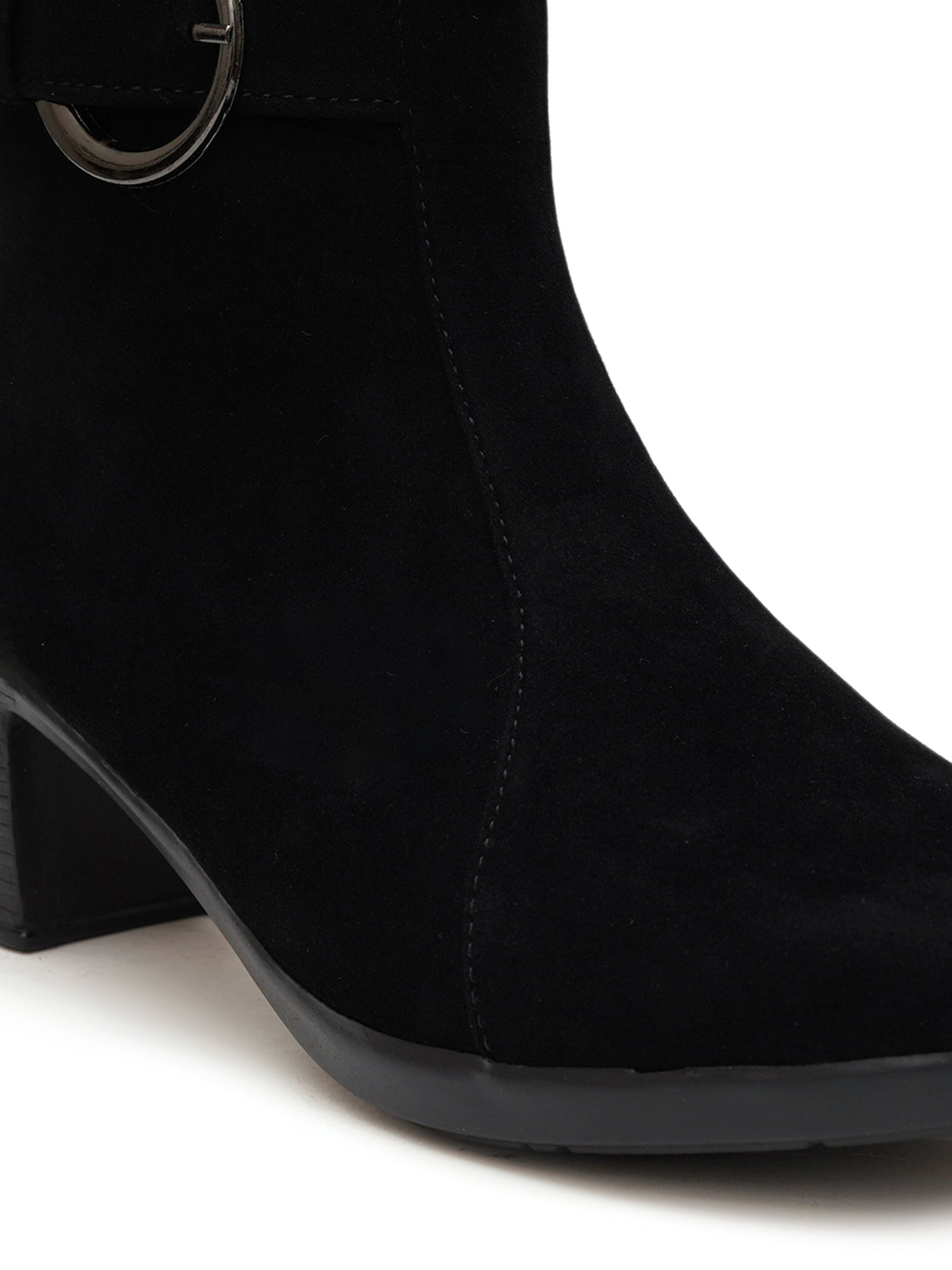 Planet Walk Suede Women's Ankle Boots - Black view 2
