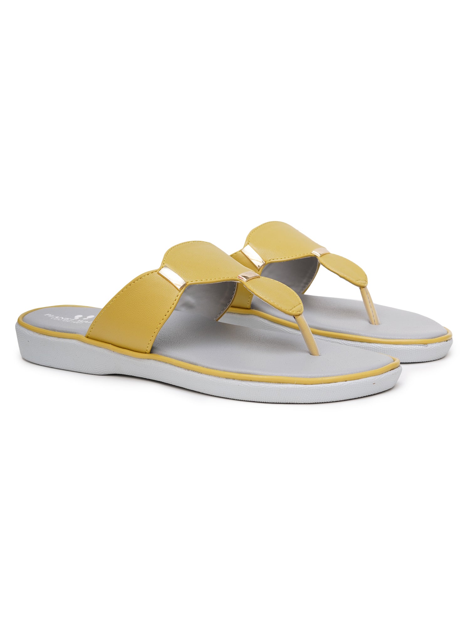 Planet Walk C4039430 Women's Flats - Yellow view 5