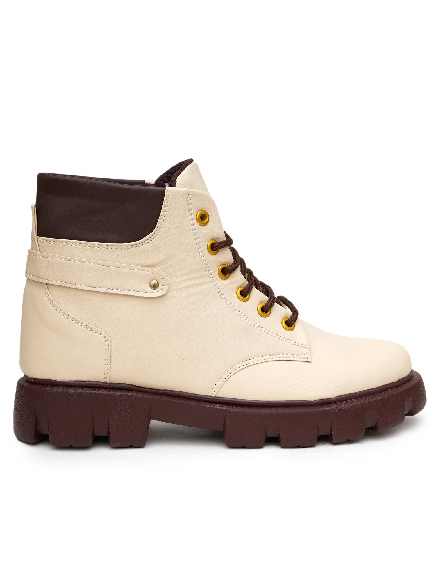 Planet Walk 250924 3 Women's Ankle Boots - Cream view 3