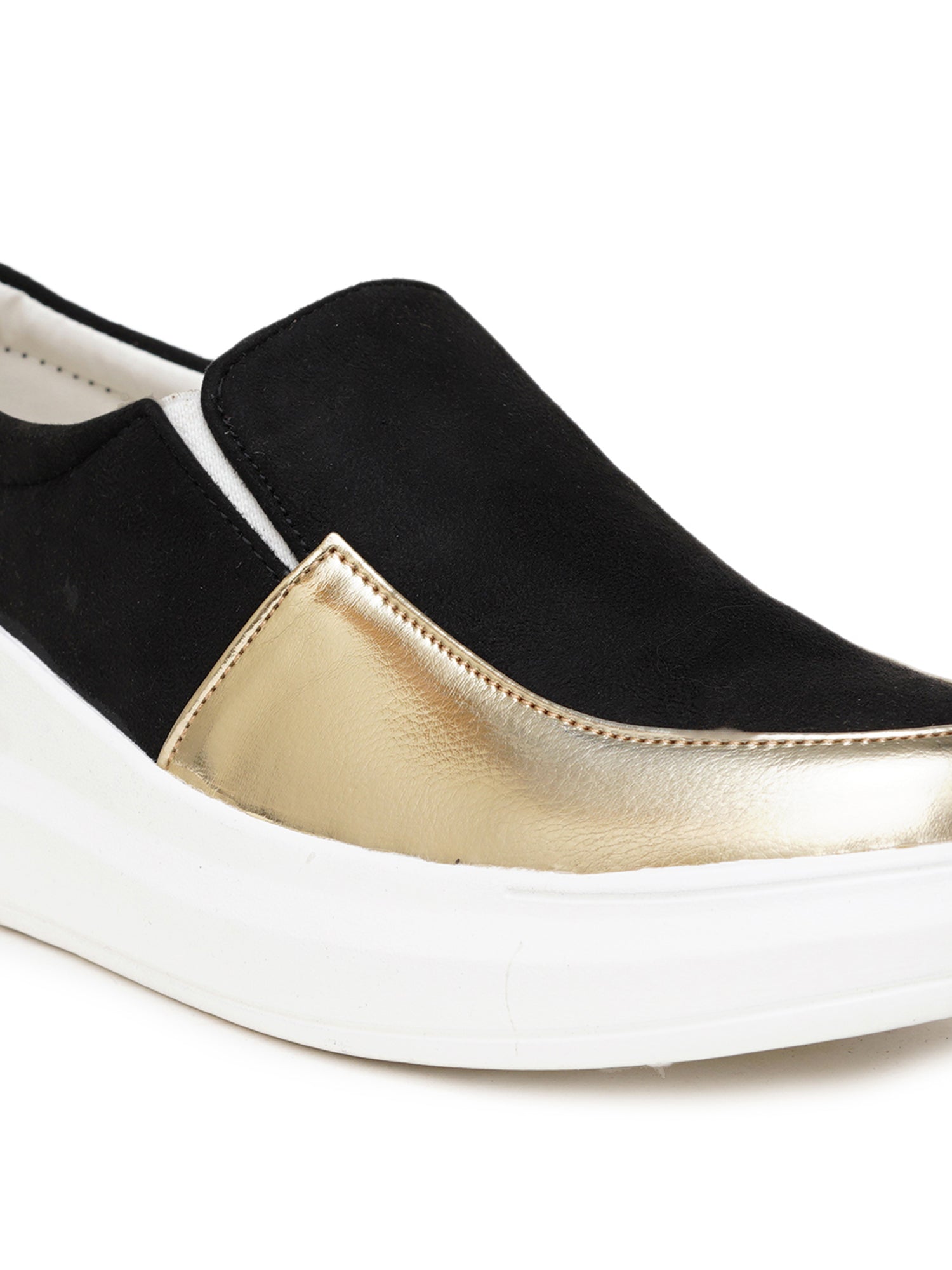 Planet Walk Gud Women's Sneakers - Black/Gold view 3