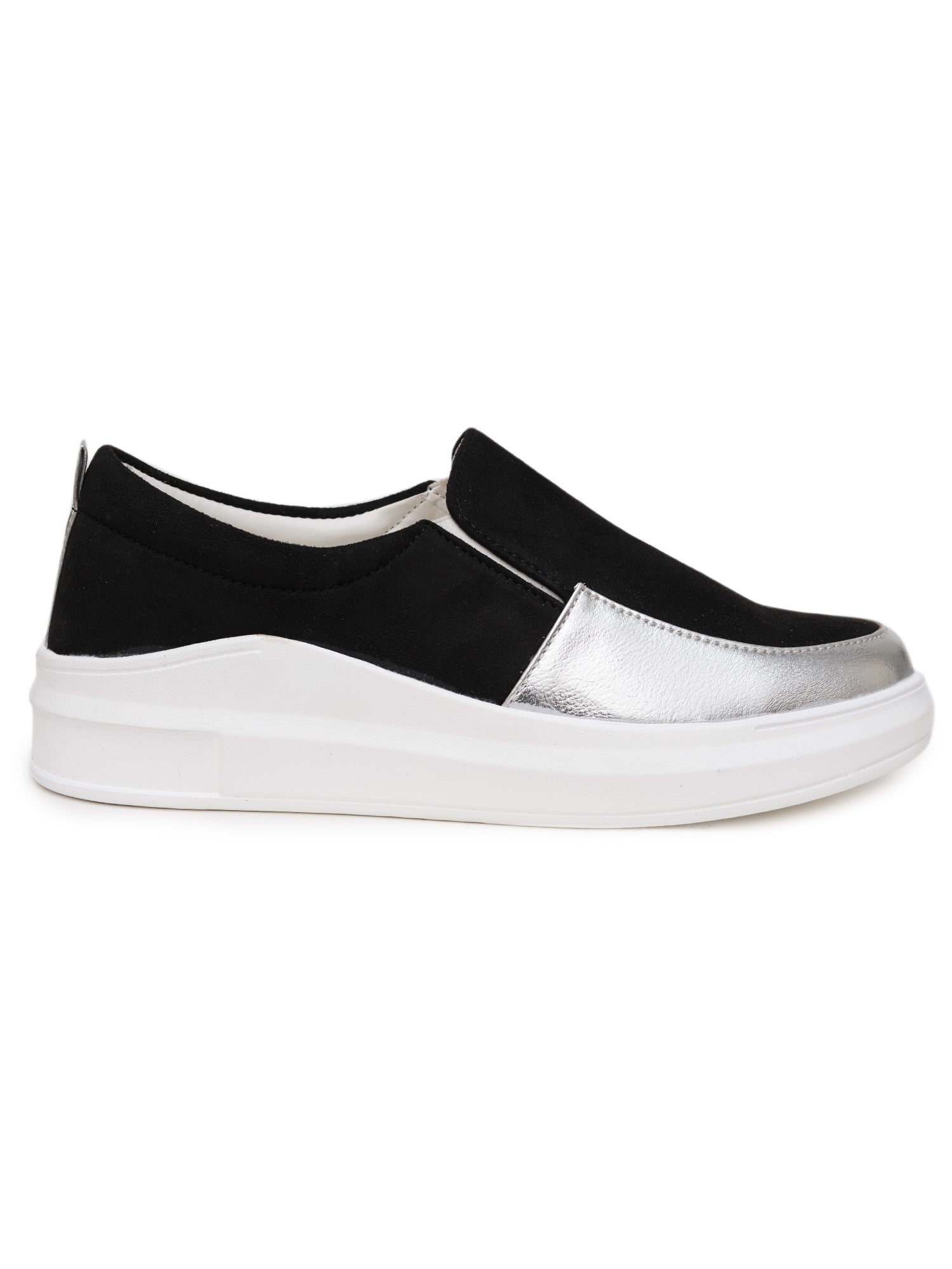 Planet Walk Gud Women's Sneakers - Black/Silver view 4
