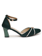 Planet Walk B012 Women's Heels - Green view 6