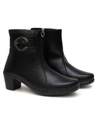 Planet Walk Inleather Women's Ankle Boots - Black view 5