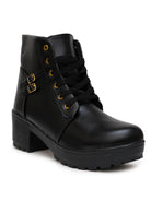 Planet Walk 250924 2 Women's Ankle Boots - Black view 2