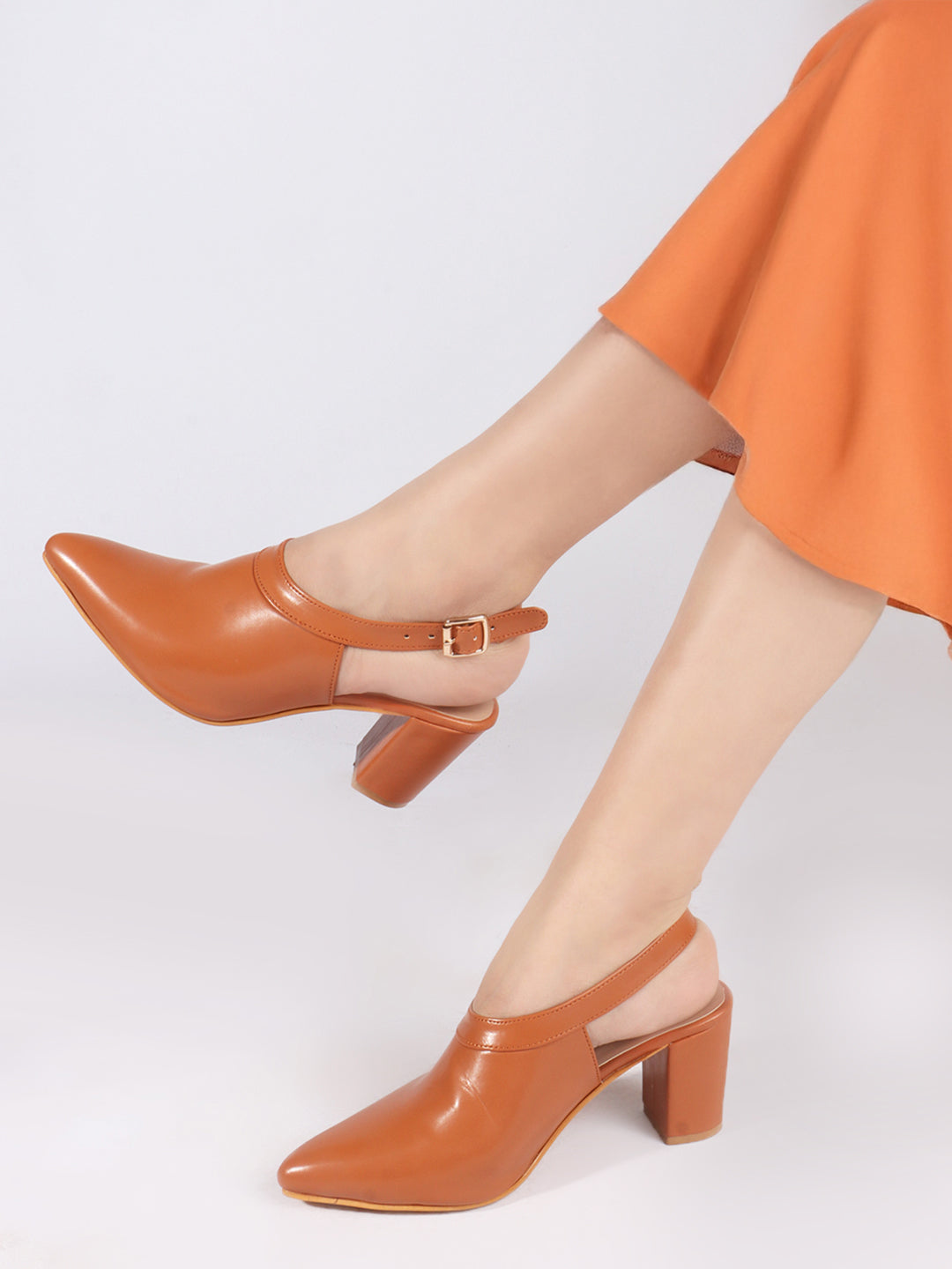 Planet Walk B116 Women's Heels - Tan view 2