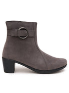 Planet Walk Suede Women's Ankle Boots - Grey view 3
