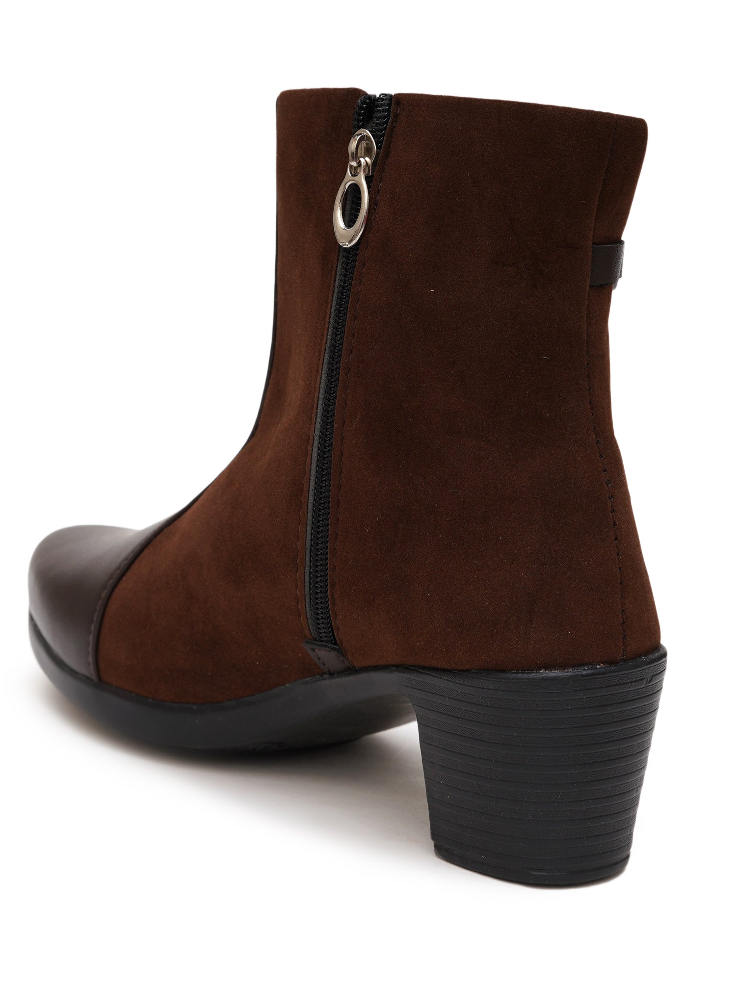 Planet Walk Luxe Suede Women's Ankle Boots - Brown view 4
