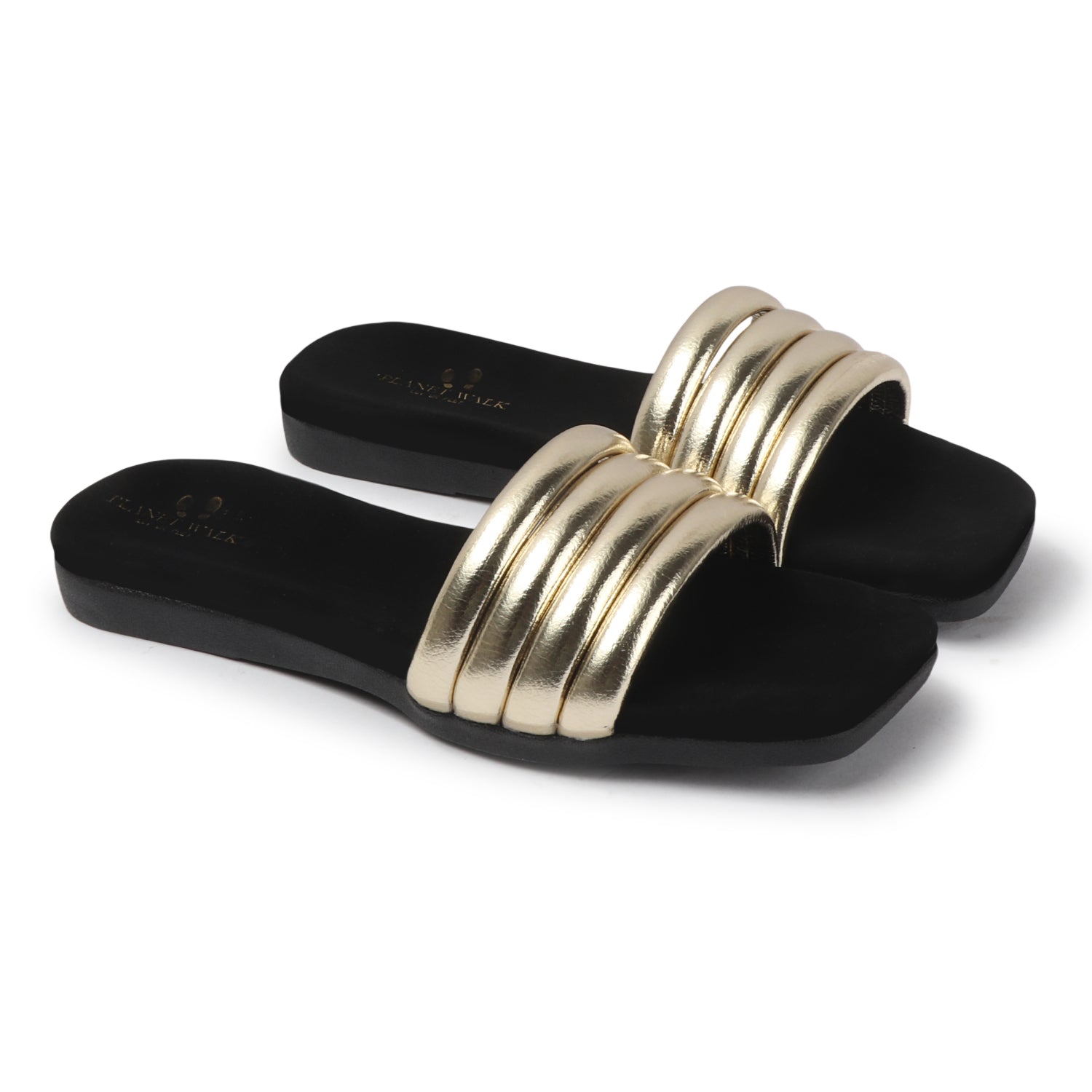 Planet Walk F191 Women's Flats - Gold view 6