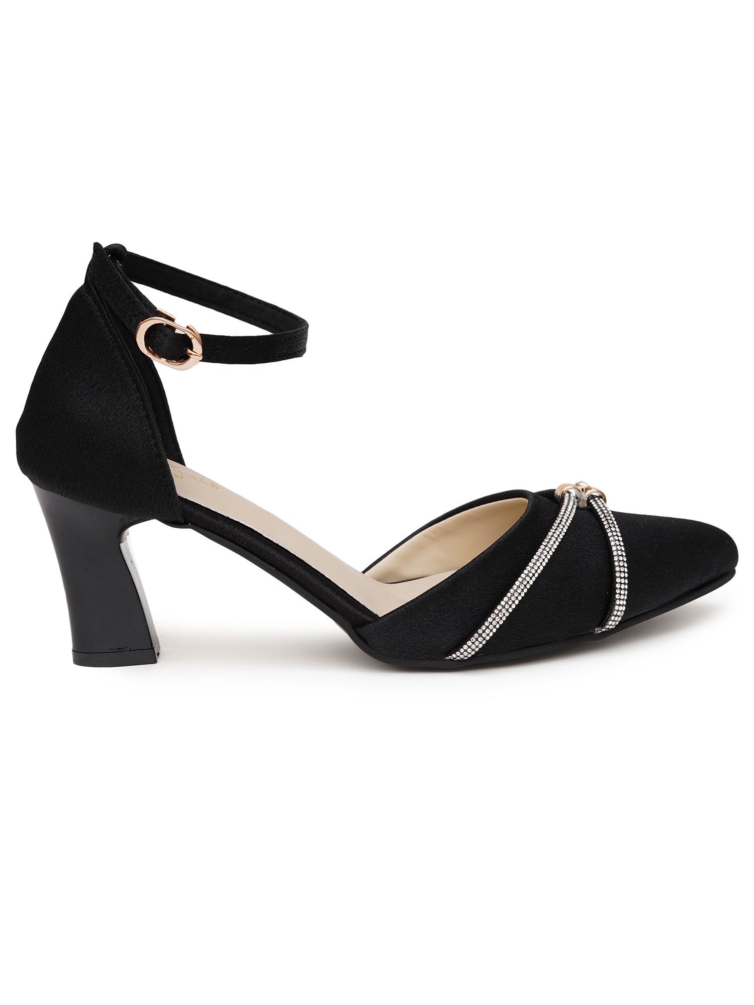 Planet Walk B012 Women's Heels - Black view 6