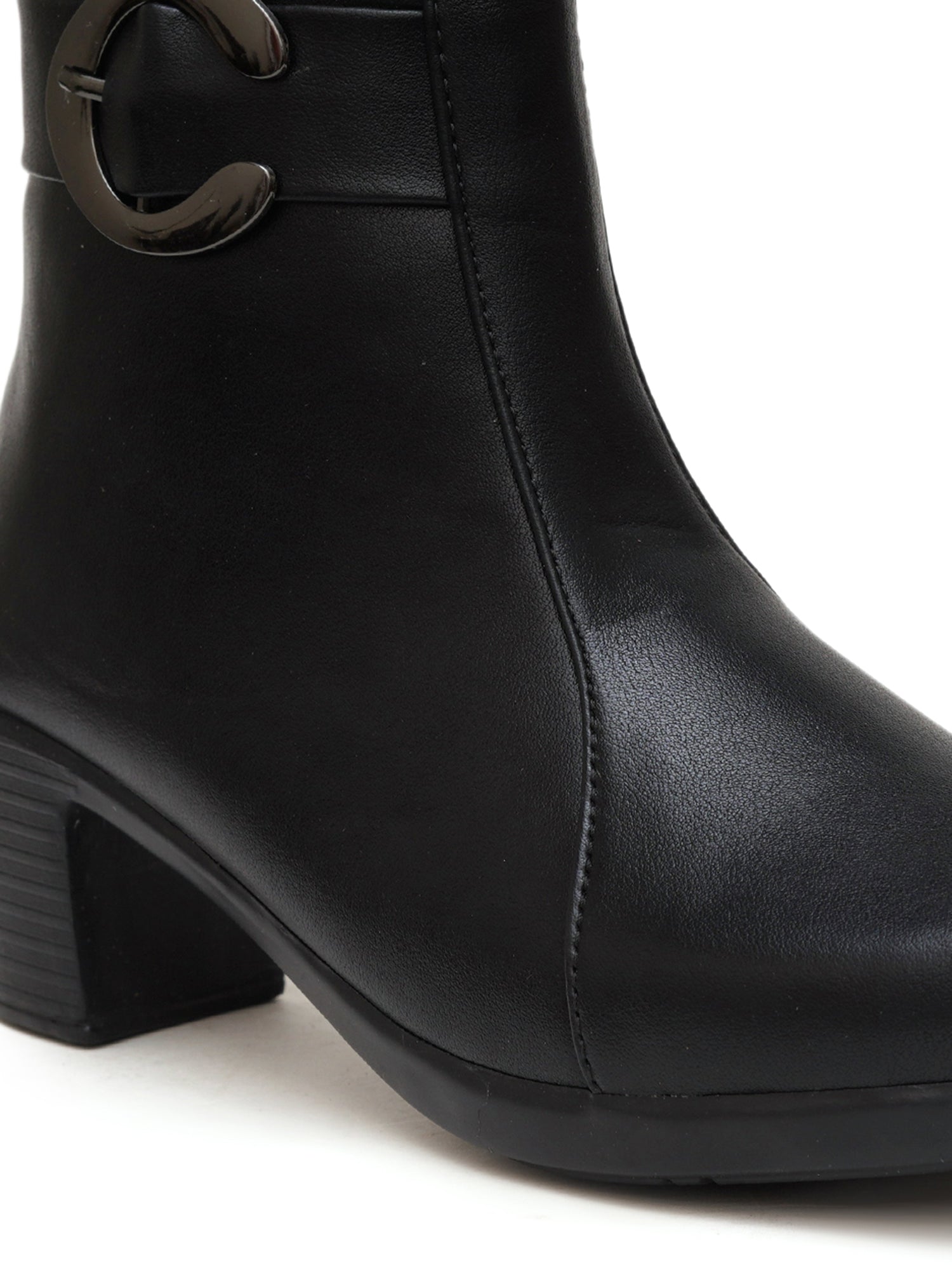 Planet Walk Inleather Women's Ankle Boots - Black view 2