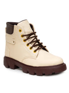 Planet Walk 250924 3 Women's Ankle Boots - Cream