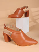 Planet Walk B116 Women's Heels - Tan