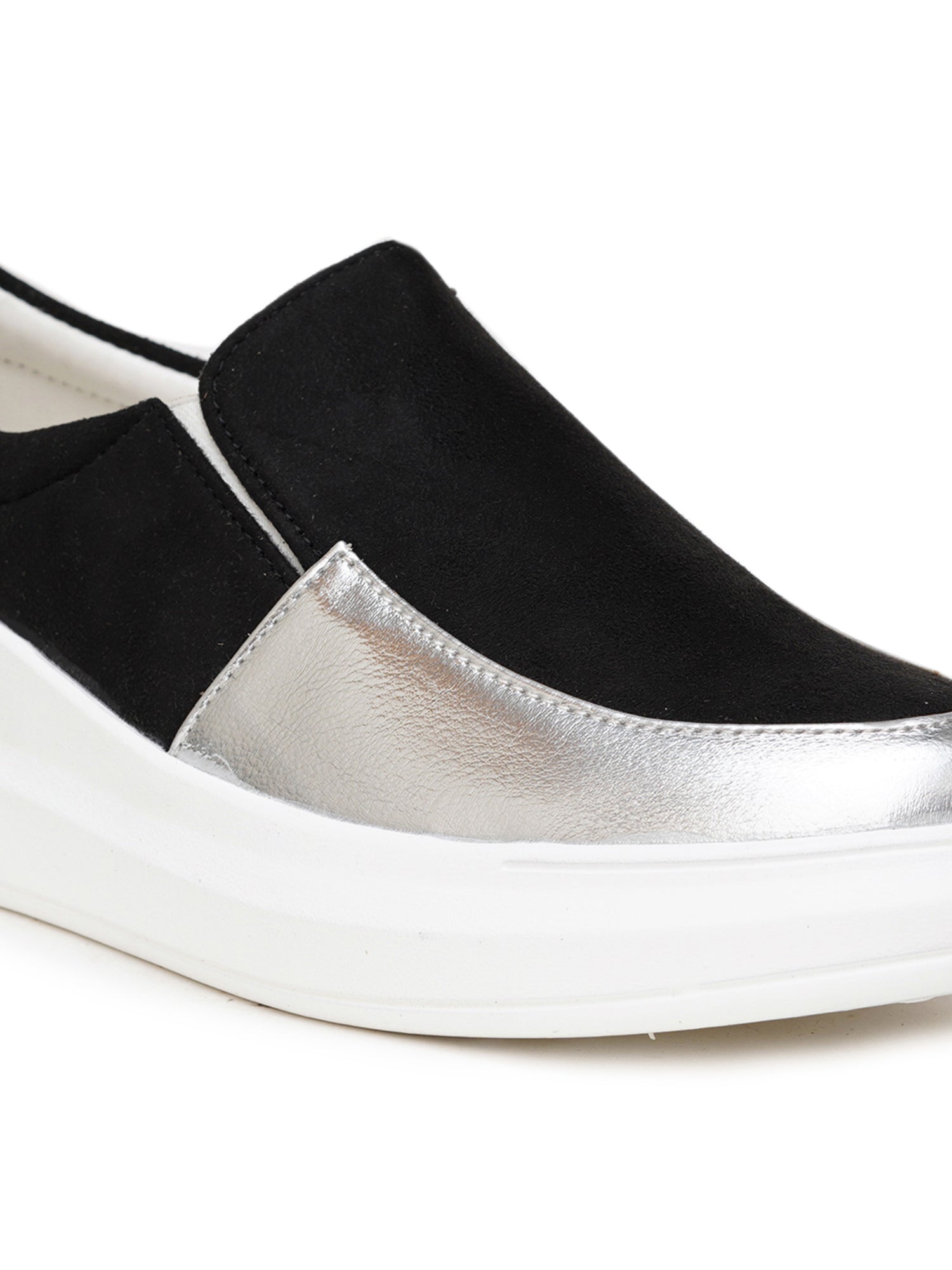 Planet Walk Gud Women's Sneakers - Black/Silver view 3
