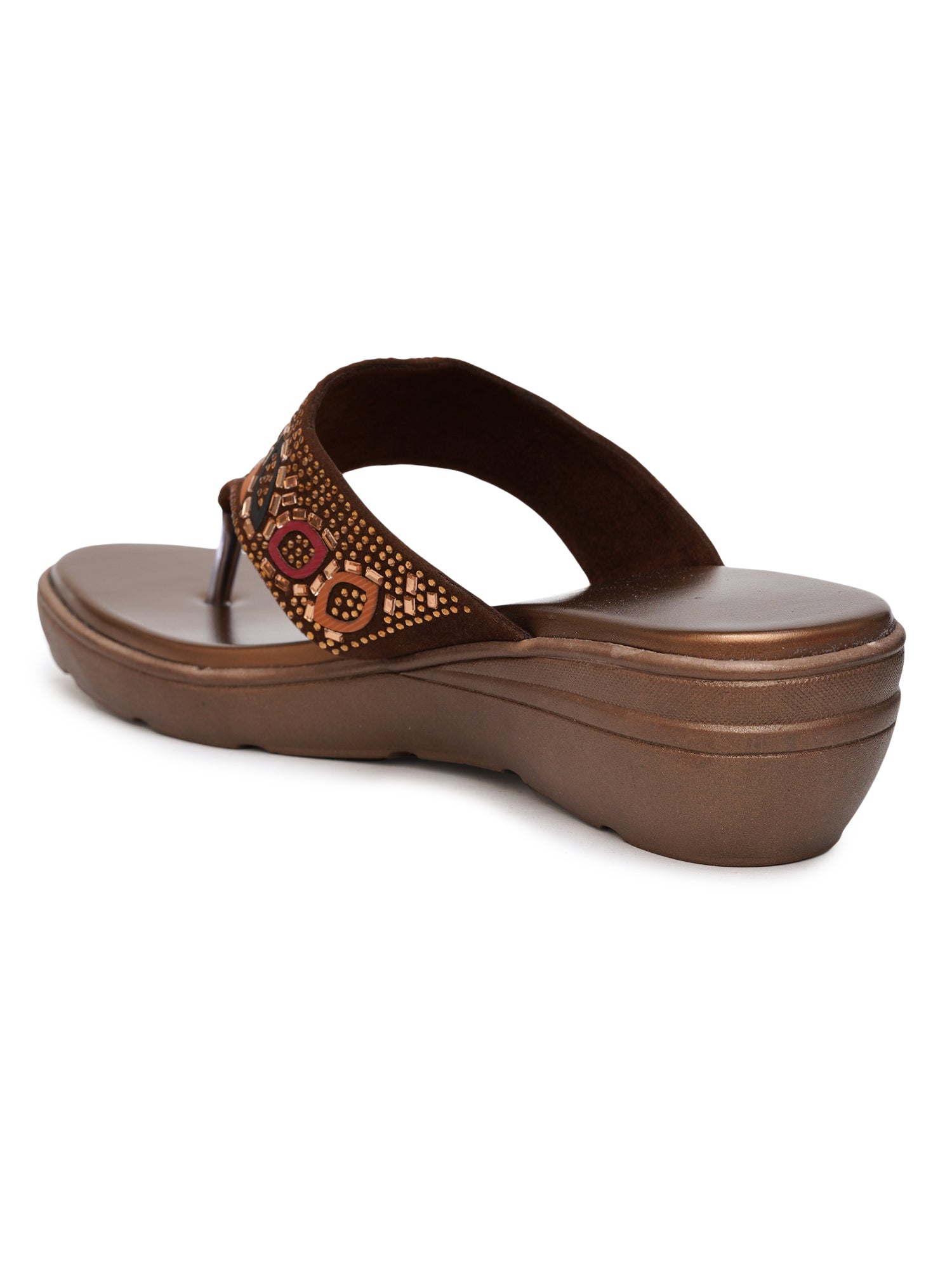 Planet Walk Multi-Strap Women's Flats - Brown view 4