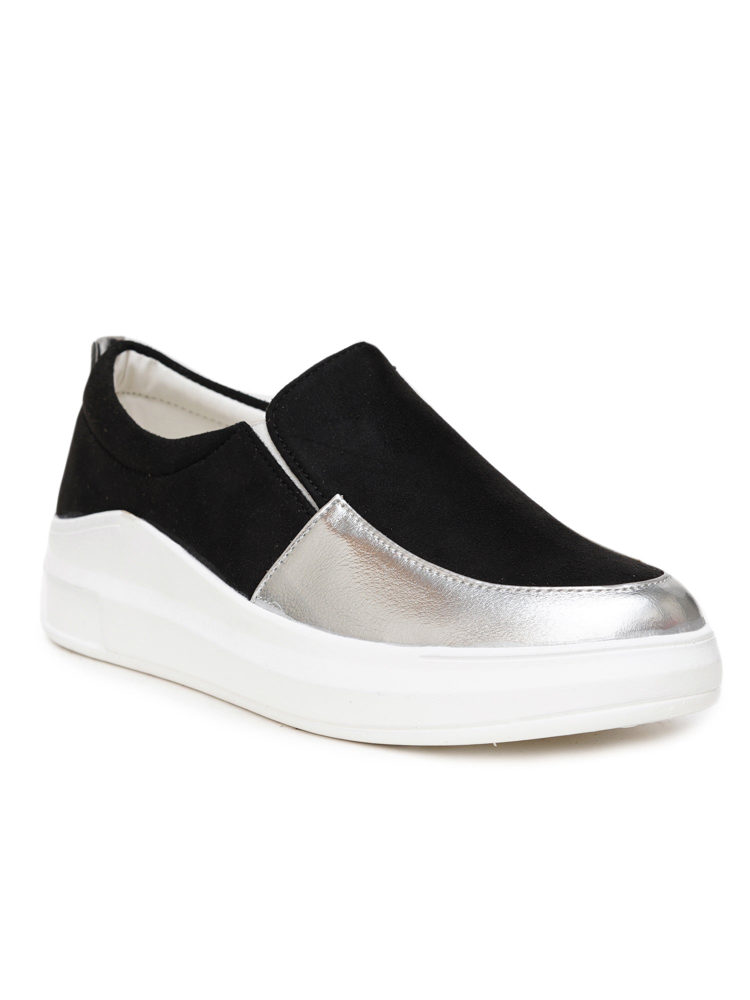 Planet Walk Gud Women's Sneakers - Black/Silver view 2