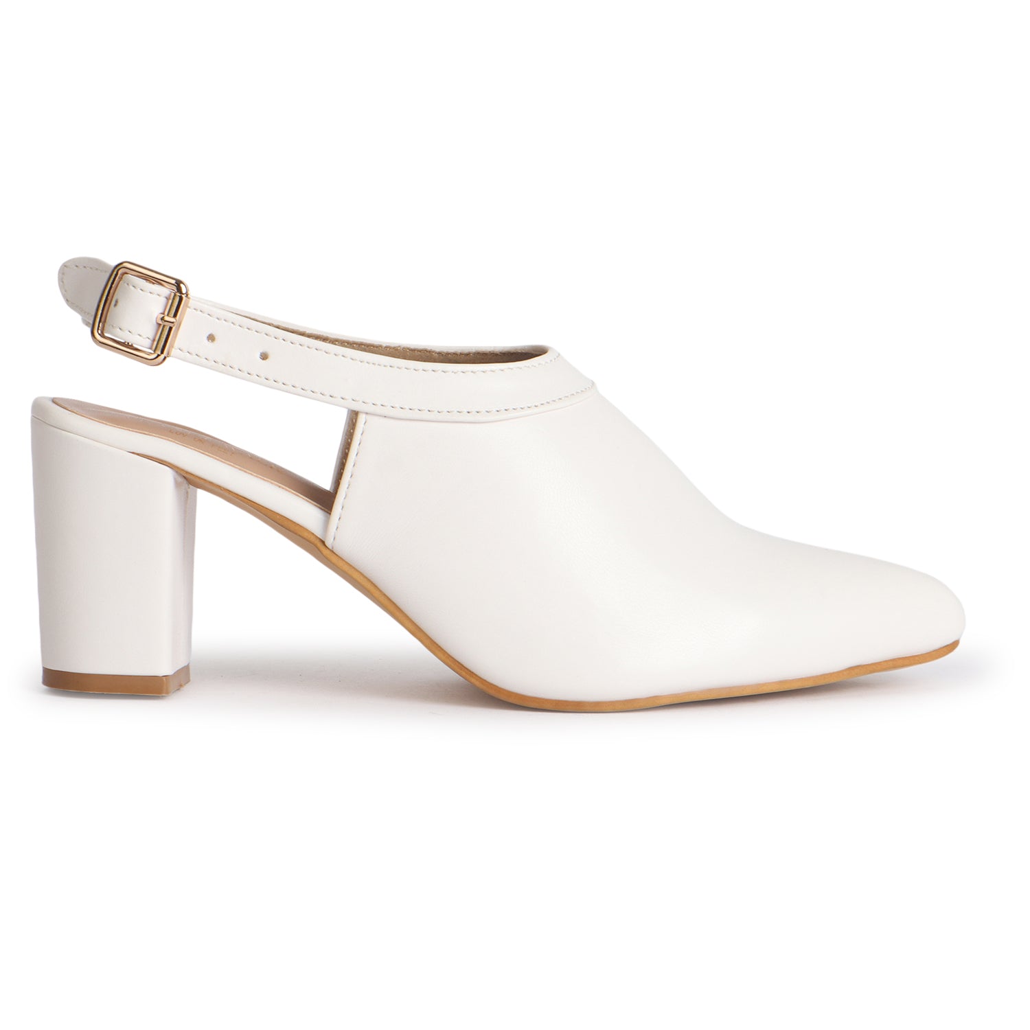 Planet Walk B116 Women's Heels - White view 4