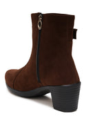 Planet Walk Suede Women's Ankle Boots - Brown view 4