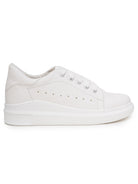 Planet Walk Cham Women's Sneakers - White view 4
