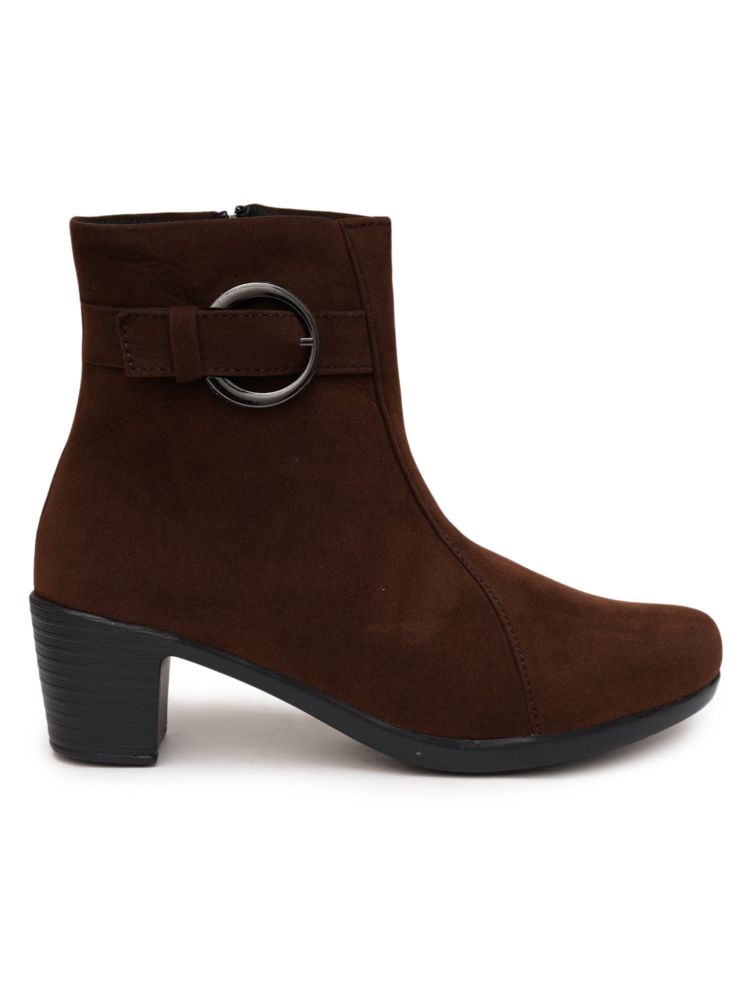 Planet Walk Suede Women's Ankle Boots - Brown view 3