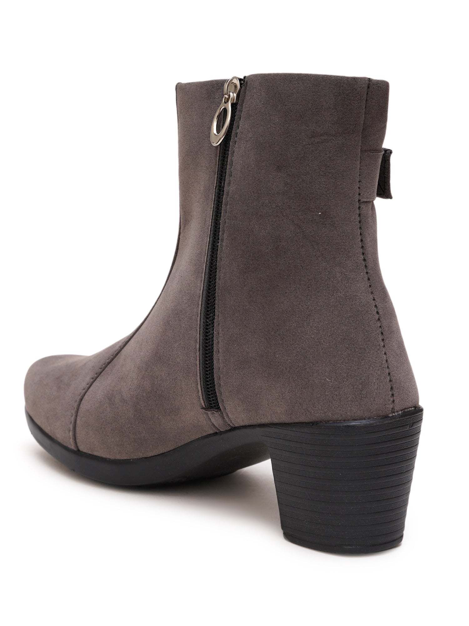 Planet Walk Suede Women's Ankle Boots - Grey view 4