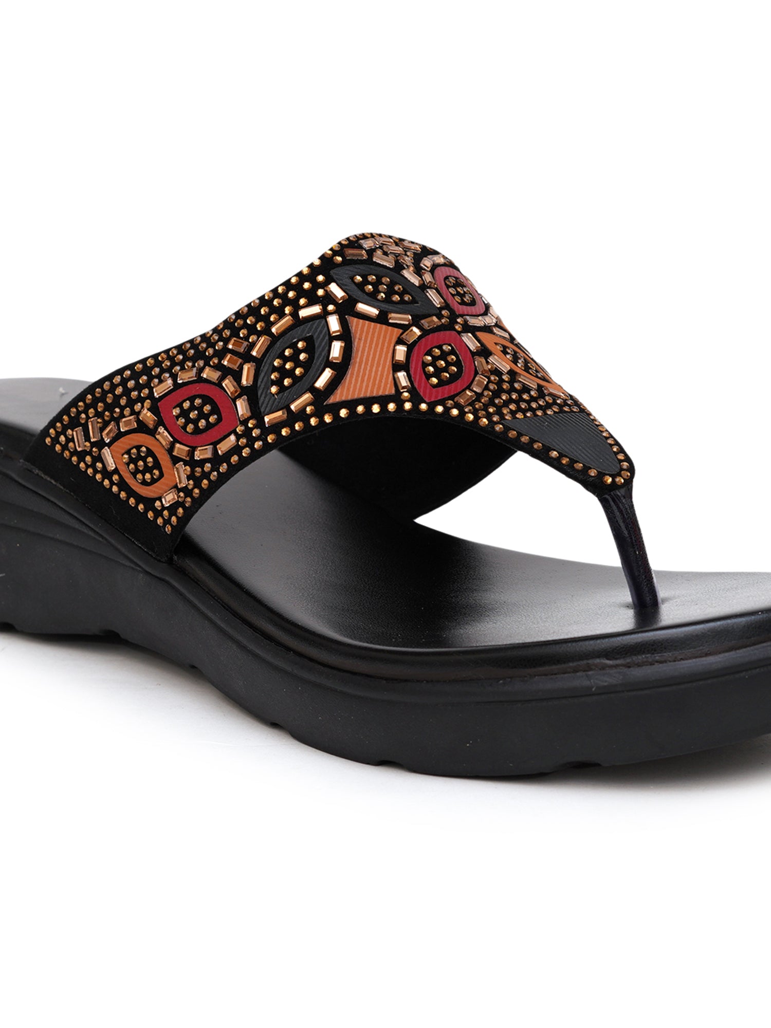 Planet Walk Multi-Strap Women's Flats - Black view 2