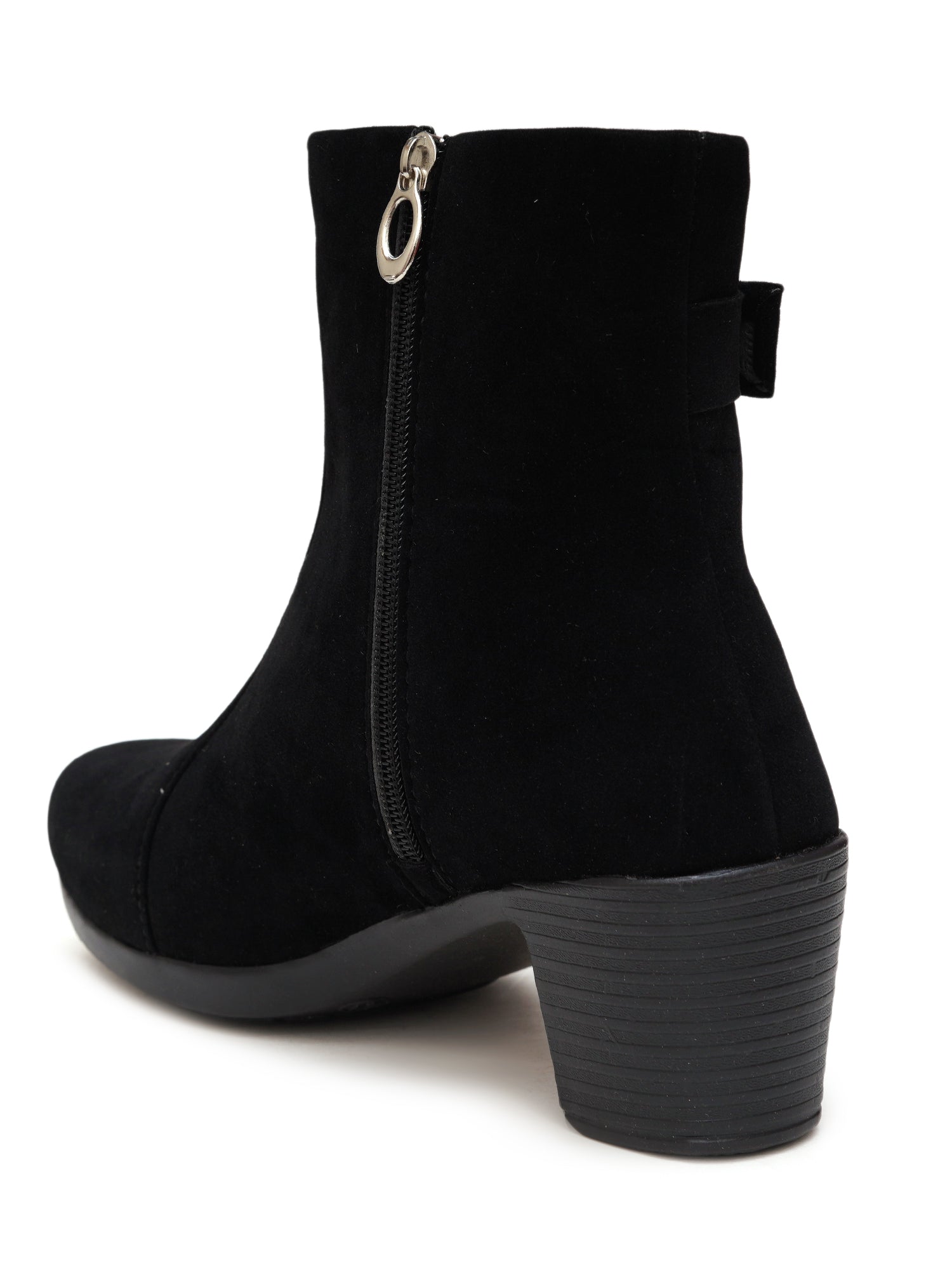 Planet Walk Suede Women's Ankle Boots - Black view 4